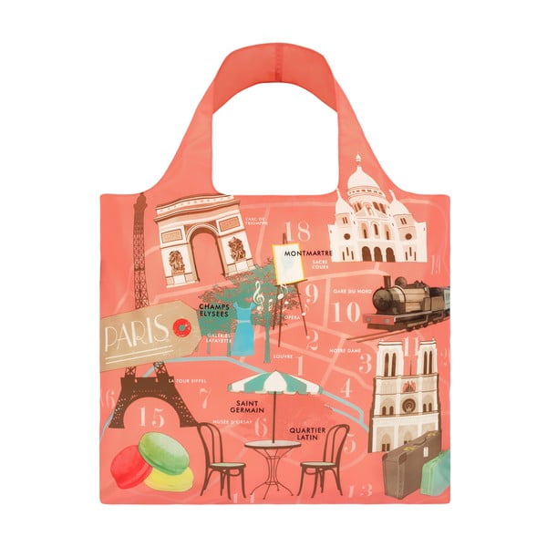 Сгъваема чанта за пазаруване Париж - LOQI