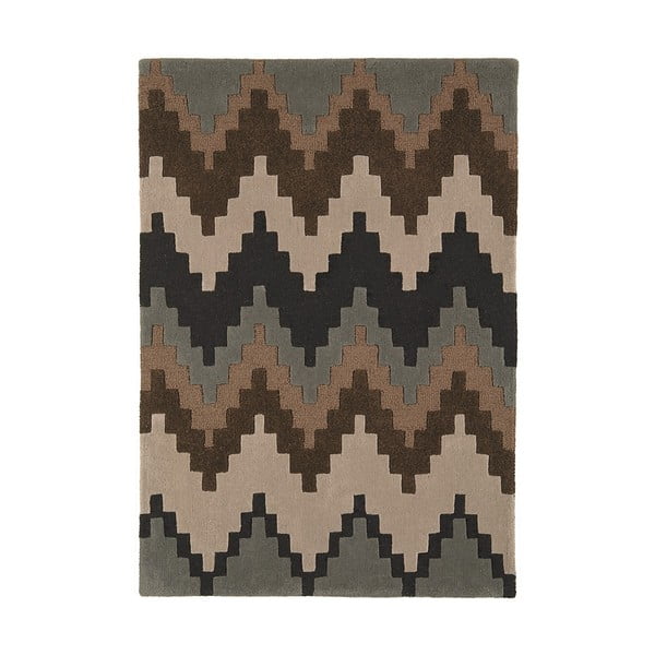 Vlněný koberec Matrix Cuzzo Chocolate 160x230 cm