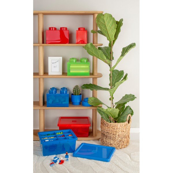 Синя кръгла кутия за съхранение - LEGO®-image-1