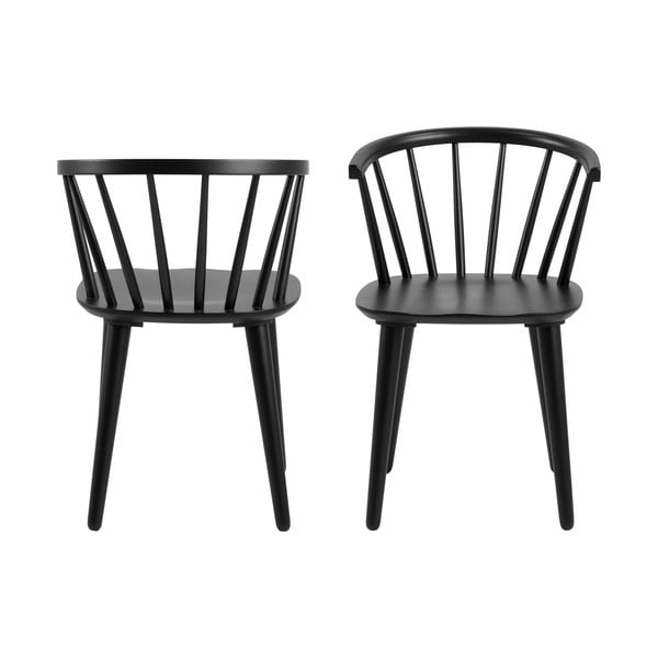 Черен трапезен стол Ida – Actona-image-3