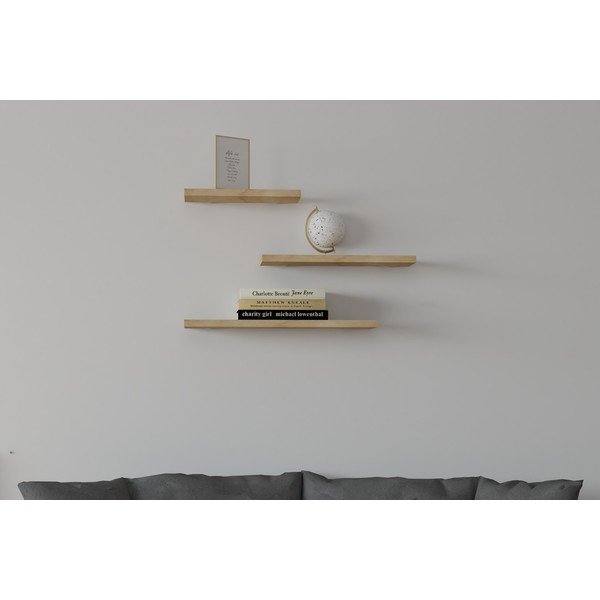 Рафтове в дъбов декор в комплект от 3 Leila - Kalune Design-image-4