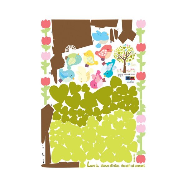 Samolepka Ambiance Tree With Hearts-image-1