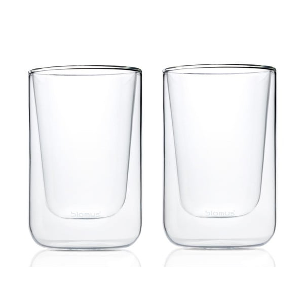 Двустенни стъклени чаши в комплект 2 бр. 250 ml Nero – Blomus