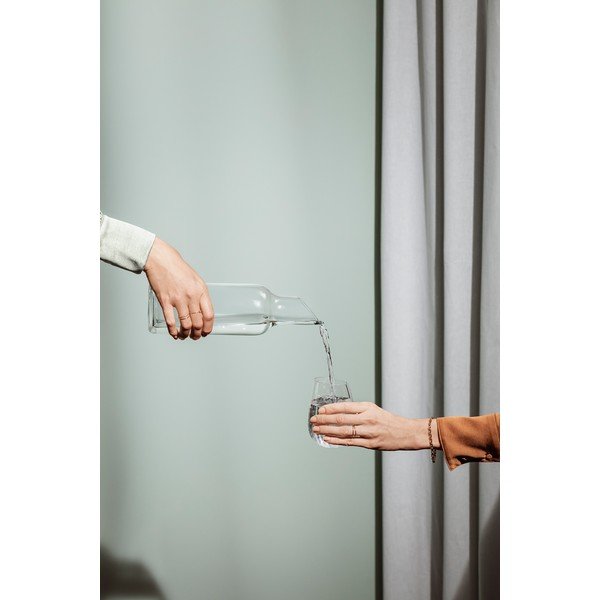 Стъклена чаша с дървена запушалка, 1 л - Eva Solo-image-1