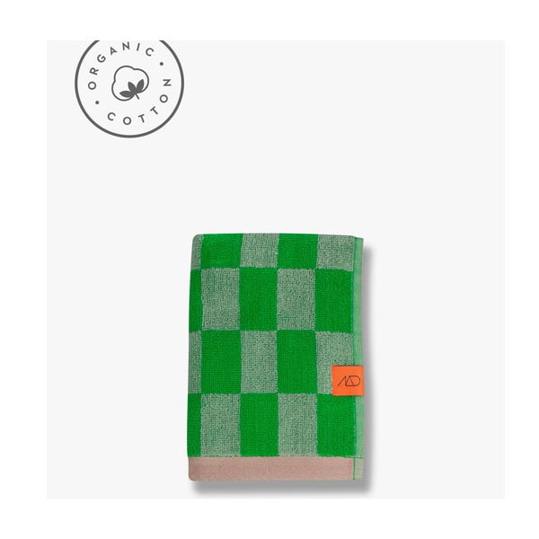 Зелена кърпа от органичен памук 50x90 cm Retro - Mette Ditmer Denmark