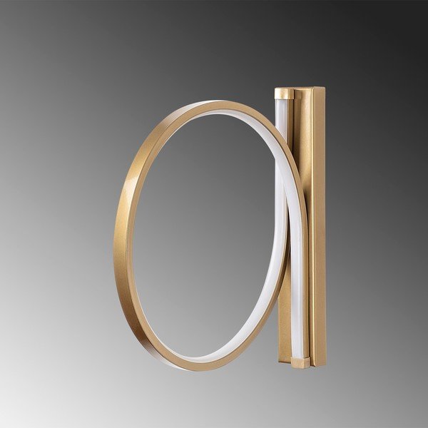 LED стенна лампа в златист цвят ø 30 cm Halka – Opviq lights-image-4