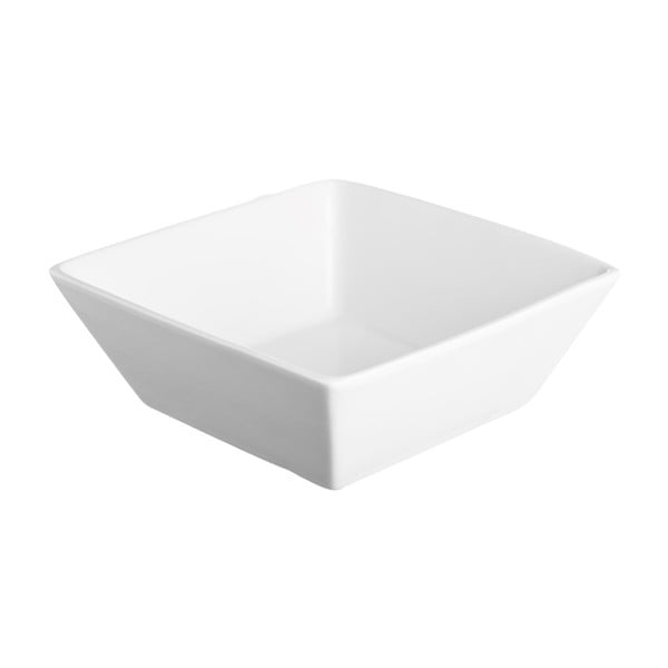Bílá porcelánová miska Price & Kensington Simplicity, 14 x 14 cm