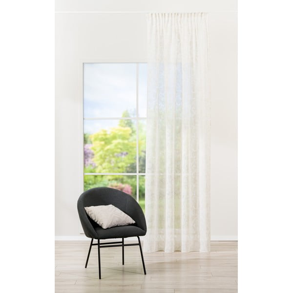 Бежова завеса 140x260 cm Baroque - Mendola Fabrics-image-1