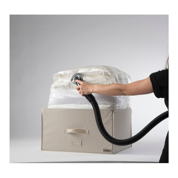 Светлобежова вакуумна кутия, дължина 55 cm Le Coffre - Compactor-image-2