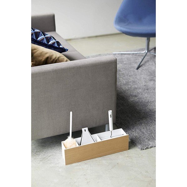 Бял/в естествен цвят метален органайзер за канцеларски материали Rin – YAMAZAKI-image-2