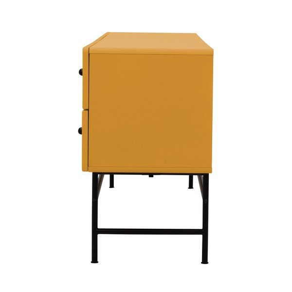 Жълт нисък скрин 158x68 cm Cocktail - Tenzo-image-3