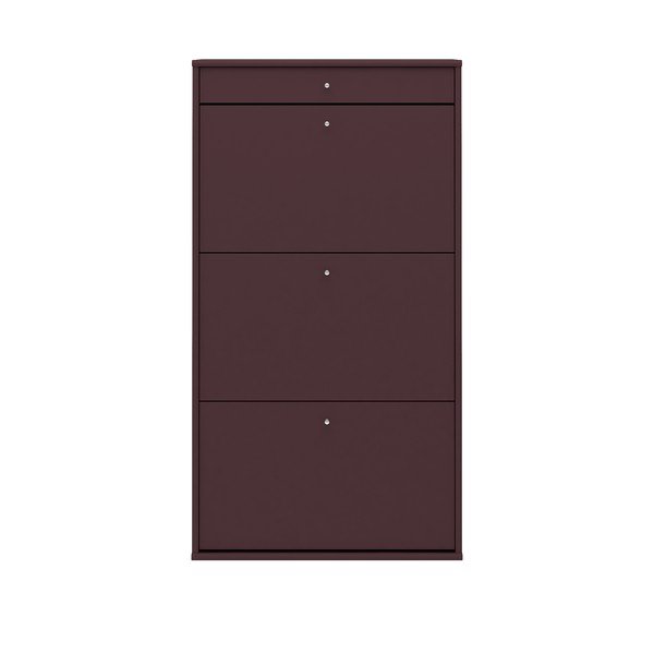 Виненочервен шкаф за обувки Mistral Bordeaux - Hammel Furniture-image-3