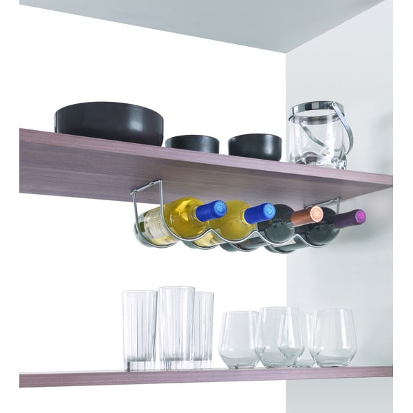 Метална стойка за вино за стена за 4 бутилки My-Bottle - Metaltex-image-2