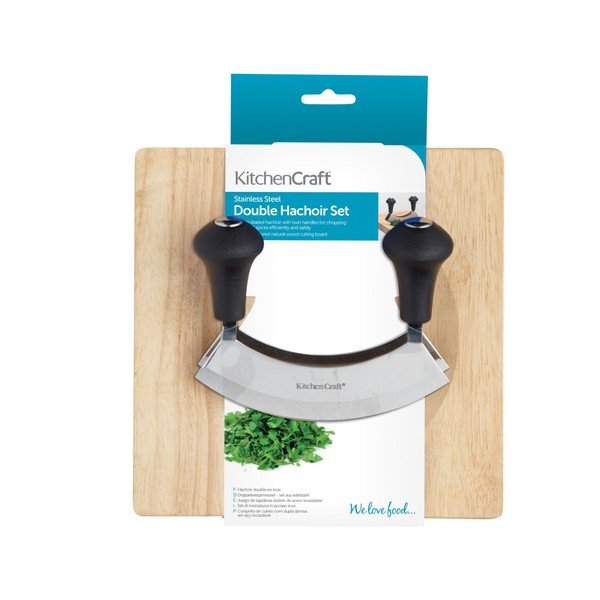 Set prkénka a sekáčku bylinky Kitchen Craft Hachoir-image-1
