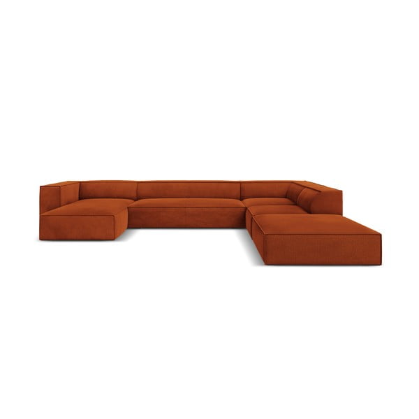 Оранжев ъглов диван (десен ъгъл) Madame - Windsor & Co Sofas
