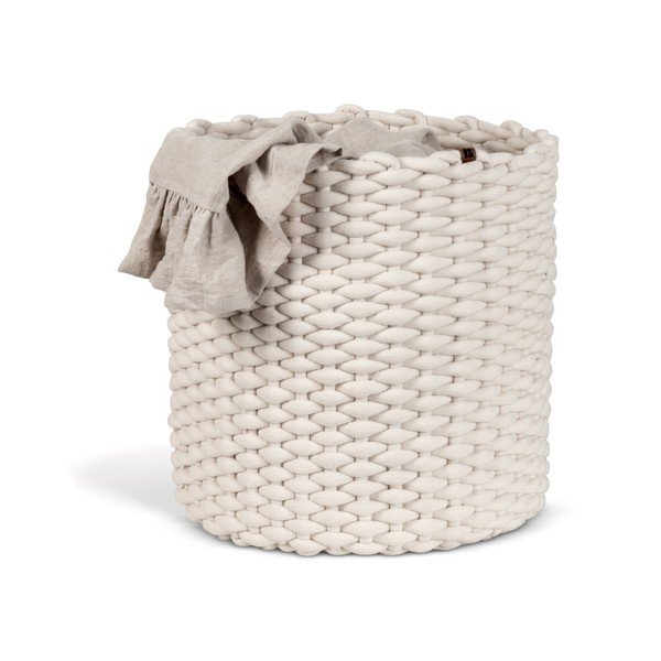 Текстилна кошница ø 40x40 cm Peach Skin Round XL – Bigso-image-4