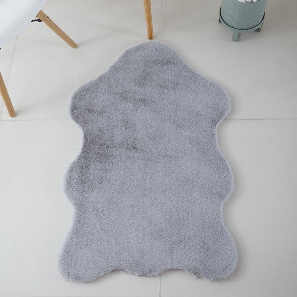 Светлосива синтетична кожа 60x90 cm Caty – Ayyildiz Carpets-image-2
