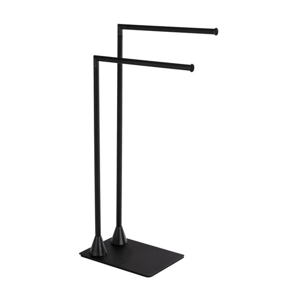 Черна стойка за кърпи Hella - Wenko-image-1