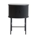 Черно нощно шкафче Nola – Unique Furniture