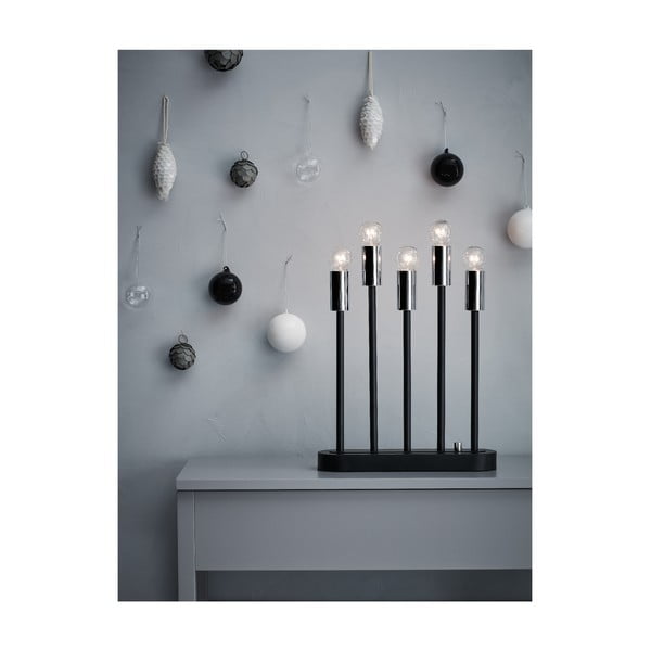 Черна коледна светлинна украса Buster – Markslöjd-image-1