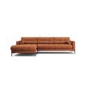 Ъглов диван в тухлен цвят (ляв ъгъл) Bali – Cosmopolitan Design