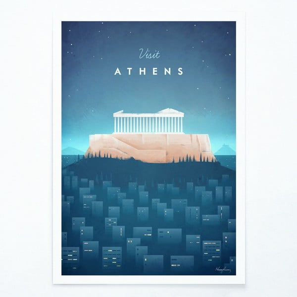 Плакат , A2 Athens - Travelposter