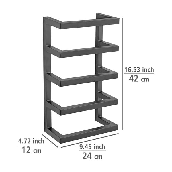 Стоманен държач за кърпи, монтиран на стената Fondiro - Wenko-image-4