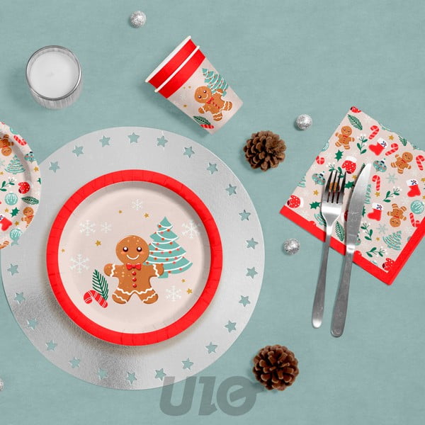 Салфетки в комплект от 20 бр. 33x33 cm Cookie – Homéa-image-1