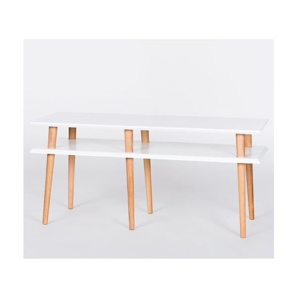 Konferenční stolek Mugo White, 119 cm (šířka) a 45 cm (výška)