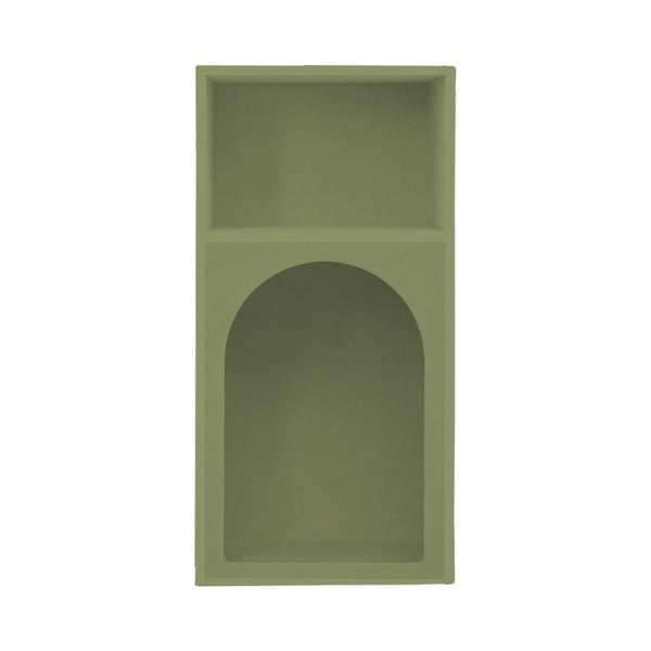Зелено детско нощно шкафче с рафтове Orson - Really Nice Things