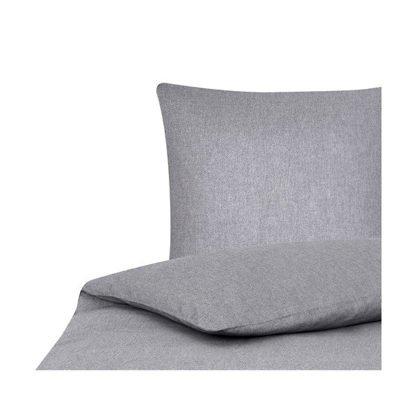 Сиво единично спално бельо с кашмир , 155 x 220 cm Cashmere - Westwing Collection-image-2