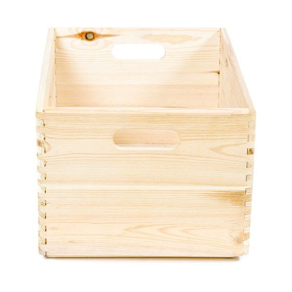 Кутия за съхранение от борова дървесина Custom, 40 x 30 x 23 cm - Compactor-image-3