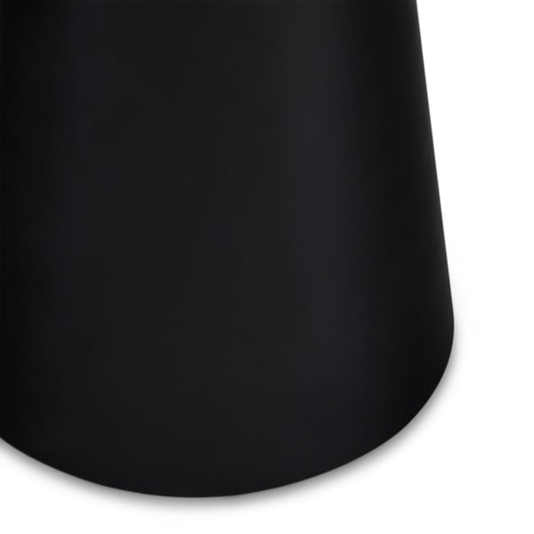 Черна/светлосива масичка за кафе с плот от имитация на мрамор ø 45 cm Tango – Furnhouse-image-4