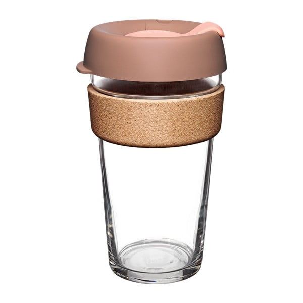 Розова/кафява чаша за път 454 ml Brew Frappe L – KeepCup