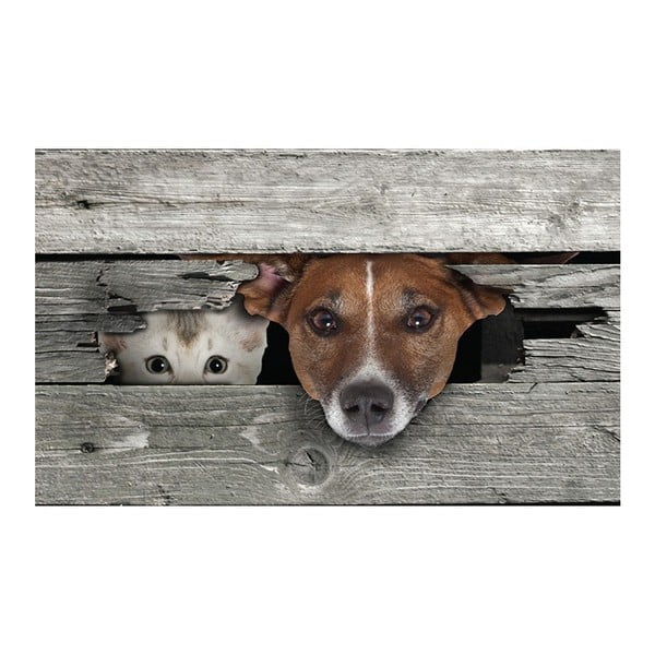 Podložka pod rohožku Esschert Design Dog & Cat, 45,5 x 76 cm