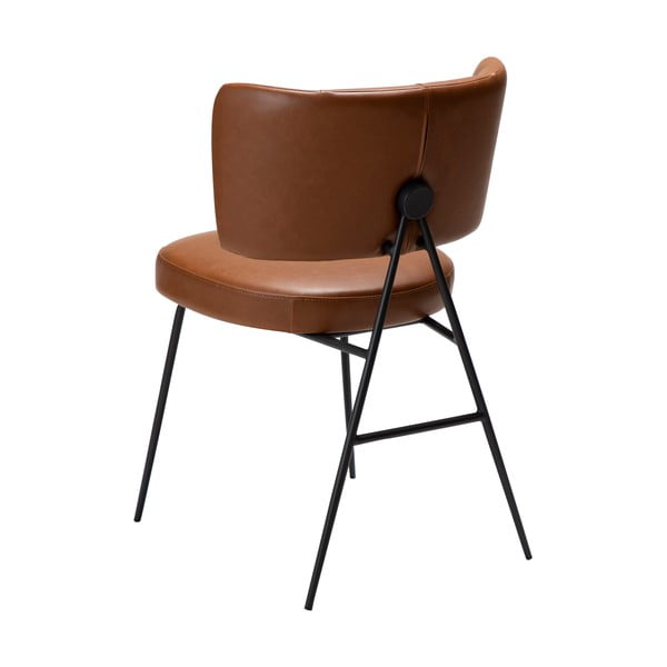 Кафяв трапезен стол в цвят коняк Roost - DAN-FORM Denmark-image-3