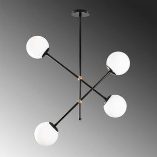 Черно висящо осветително тяло Best - Opviq lights