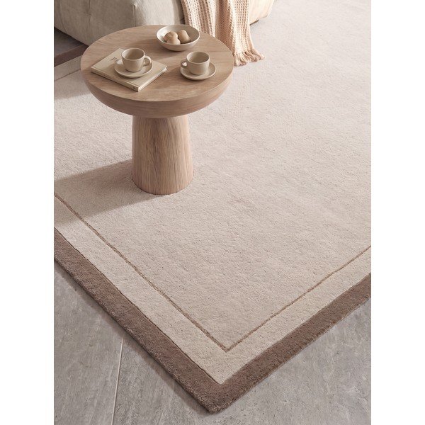 Кафяв/кремав килим със смес от вълна 120x170 cm Niko – Villeroy&Boch-image-3