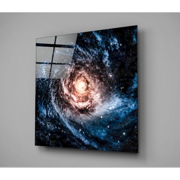 Картина върху стъкло Lagoon Infinity, 40 x 40 cm Space - Insigne-image-3