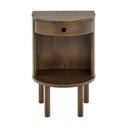 Нощно шкафче от декор от дъб  в тъмно естествен цвят Paron – Actona