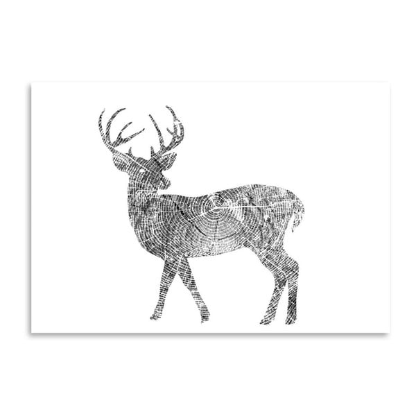 Plakát Americanflat Deer, 30 x 42 cm