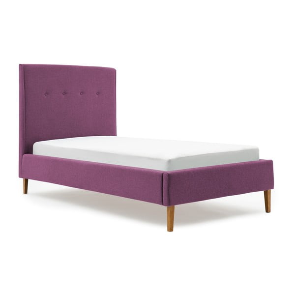 Dětská fialová postel PumPim Noa, 200 x 90 cm