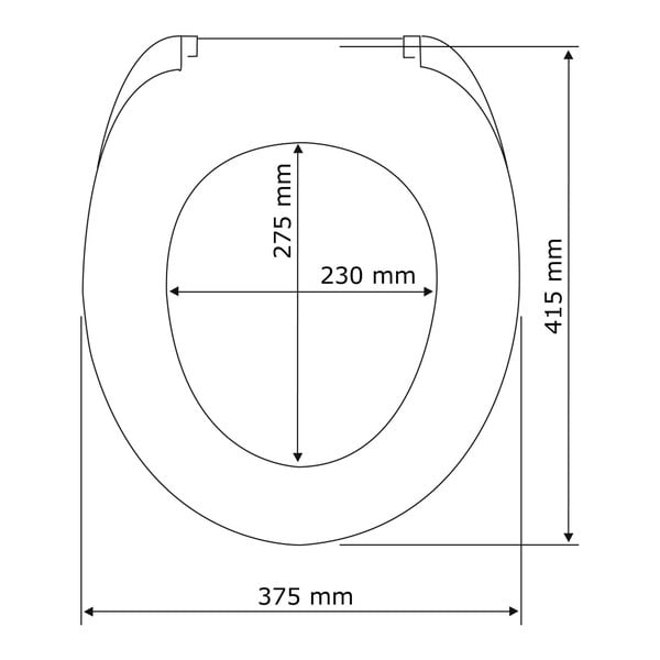 Тоалетна чиния с автоматично затваряне 37,5 x 41,5 см Guilty Dog – Wenko-image-4
