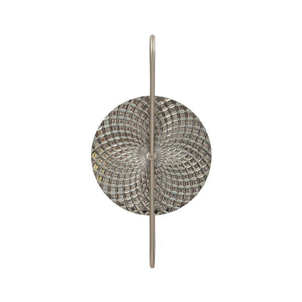 Метална стенна лампа в сребрист цвят Silvery – Mauro Ferretti-image-4