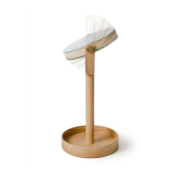 Козметично увеличително огледало масивно дърво (5x) ø 19,5 cm Magnify – Wireworks-image-4