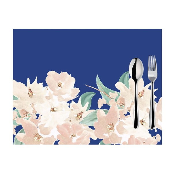 Комплект от 2 сини подложки Blossom, 33 x 45 cm Honey - Mike & Co. NEW YORK
