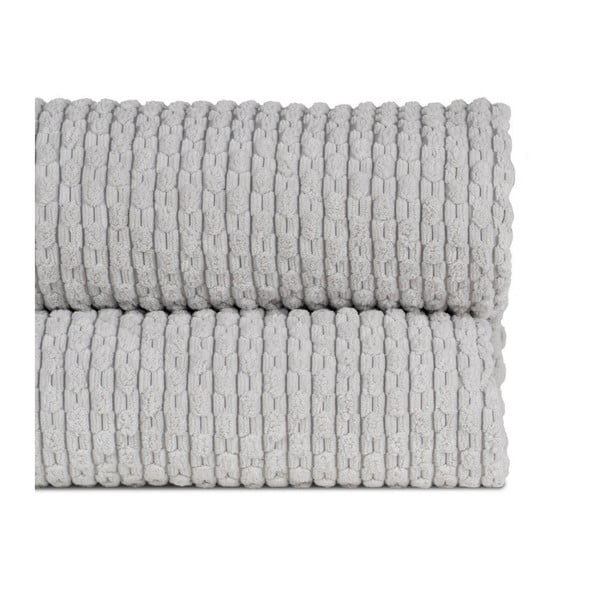 Светлосиво капитонирано покривало за легло 230x260 cm – Ixia