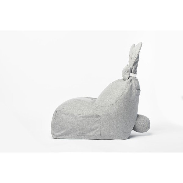 Светлосива детска чанта за диван Funny Bunny - The Brooklyn Kids-image-2