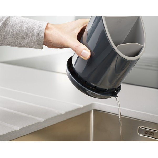 Сива стойка за прибори и кухненски инструменти Dock - Joseph Joseph-image-1