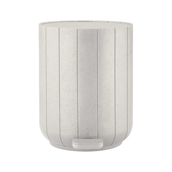 Кремаво кошче за боклук с педал от полиресин 3 l Kua – Blomus